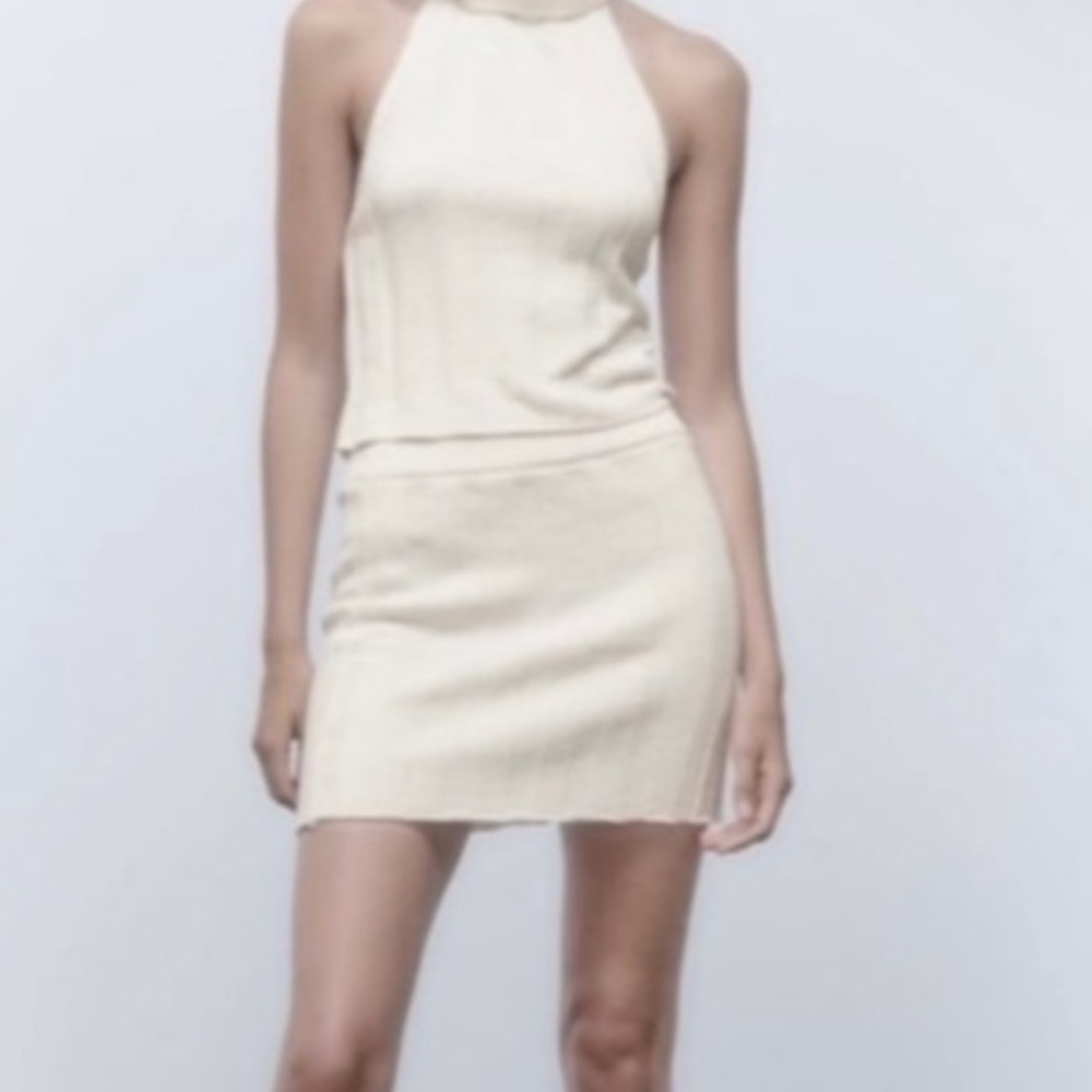Zara Cream Sweater Set